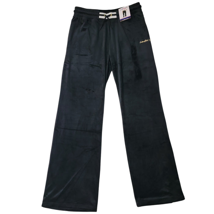 Limited Too Girls Slash Pocket Drawcord Soft Velour Pant