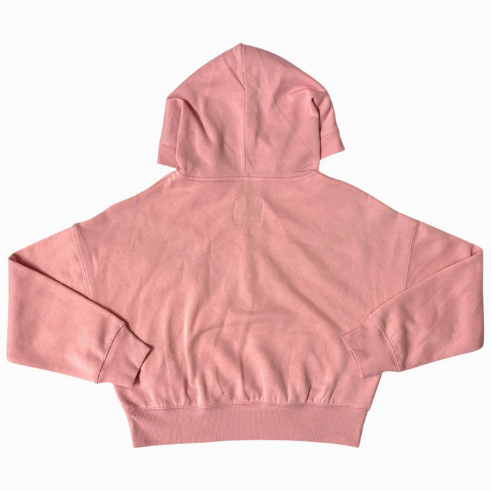 Limited Too Girls Half Zip Relaxed Fit Hooded Fleece Pullover, Pink