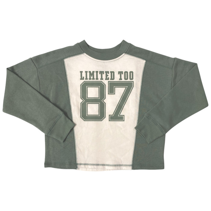Limited Too Girls Crewneck Relaxed-Fit Fleece Sweatshirt