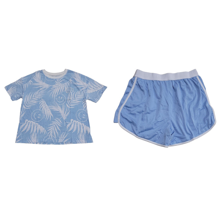 Limited Too Girls Easy Fit Active Short Sleeve & Mesh Shorts Set