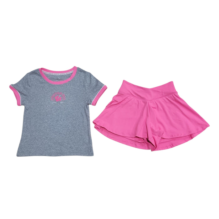 Limited Too Girls Active Flutter Short Sleeve & Shorts Set
