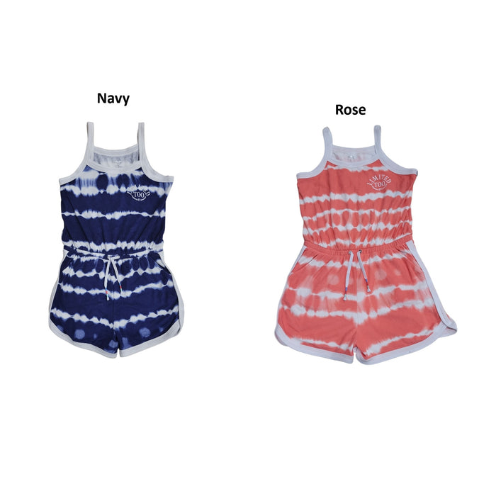 Limited Too Girls French Terry Pockets Sleeveless Pull-On Romper