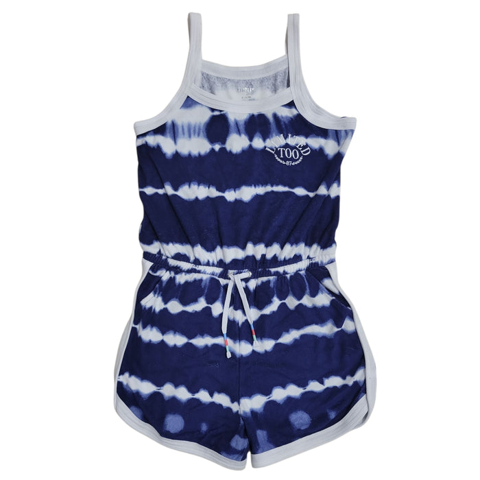 Limited Too Girls French Terry Pockets Sleeveless Pull-On Romper