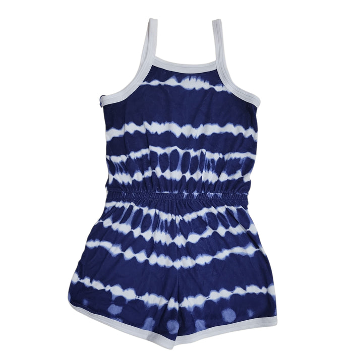 Limited Too Girls French Terry Pockets Sleeveless Pull-On Romper