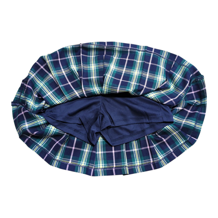 Limited Too Girls Regular Fit Plaid Skirt with Sewn-In Undershorts