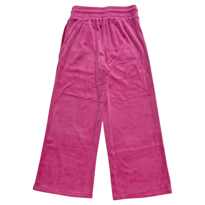 Limited Too Girls Elastic Waist Super Soft Wide Leg Velour Pant w/ Pockets