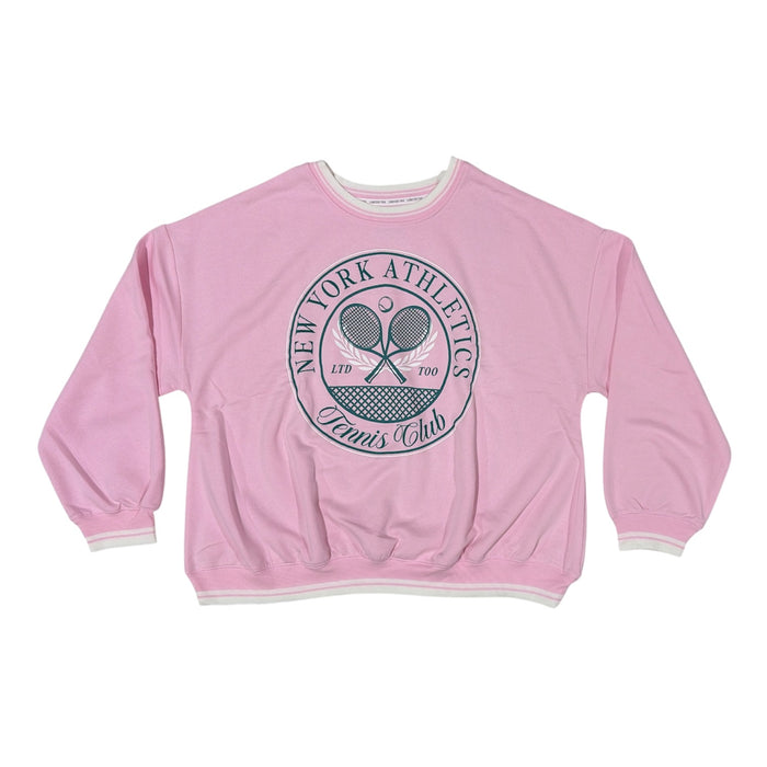 Limited Too Women's Regular Fit Soft Fleece Graphic Pullover Sweatshirt