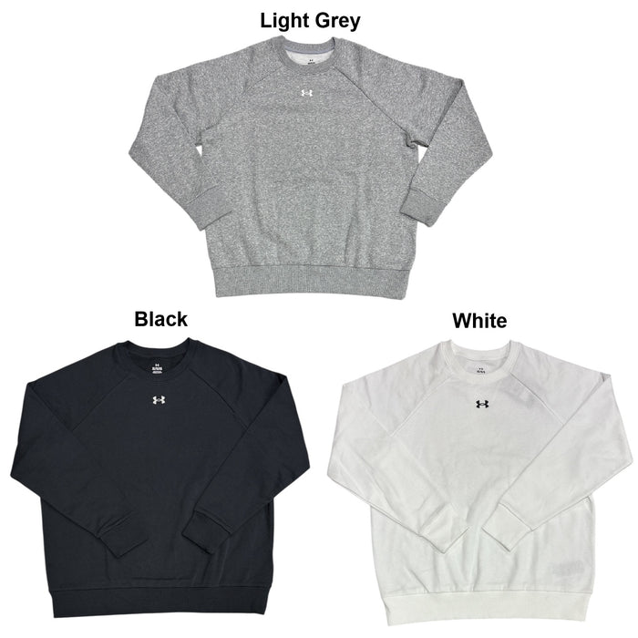 Under Armour Women's UA Rival Fleece Ultra Soft Crew Pullover Sweatshirt