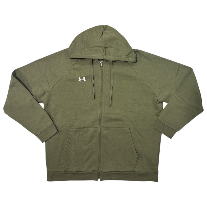 Under Armour Men's Rival Full Zip Raglan Sleeve Fleece Hoodie