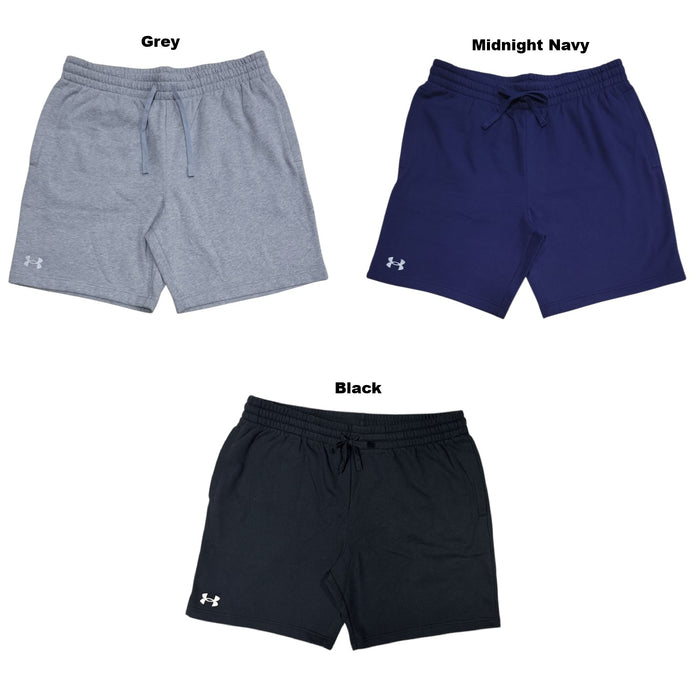 Under Armour Men's Rival Elastic Waist Soft Comfortable Fleece Shorts