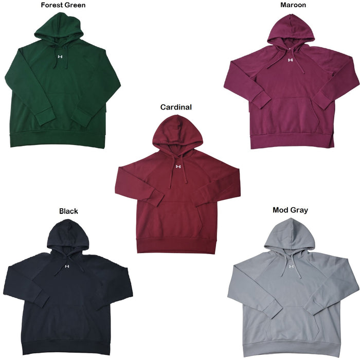 Under Armour Women's Loose Fit Kangaroo Pocket Hustle Fleece Hoodie