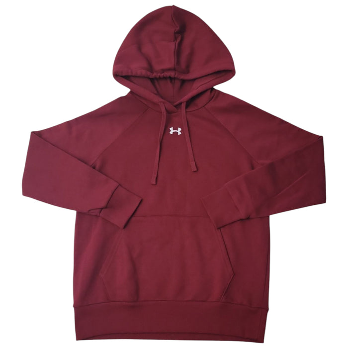 Under Armour Women's Loose Fit Kangaroo Pocket Hustle Fleece Hoodie