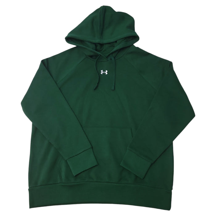 Under Armour Women's Loose Fit Kangaroo Pocket Hustle Fleece Hoodie