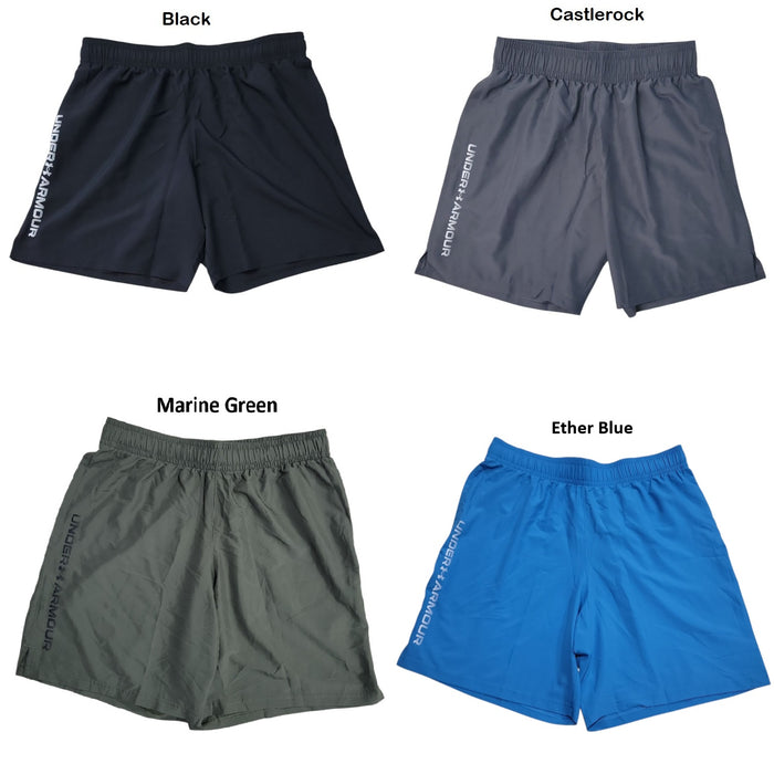 Under Armour Men's Moisture Wicking Woven Wordmark Shorts