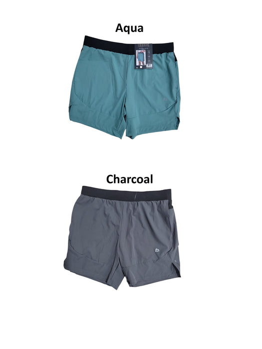 RBX Men's Stretch Woven Moisture Wicking Quick Drying 7" Inseam Shorts