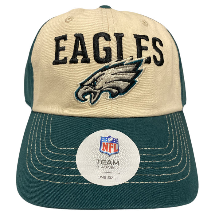 Team Apparel NFL Hat with Adjustable Tuck-In Strap, Philadelphia Eagles