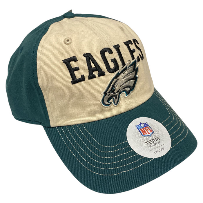 Team Apparel NFL Hat with Adjustable Tuck-In Strap, Philadelphia Eagles