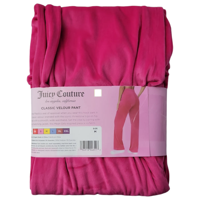 Juicy Couture x Mean Girls Women's Elastic Waistband Velour Pant