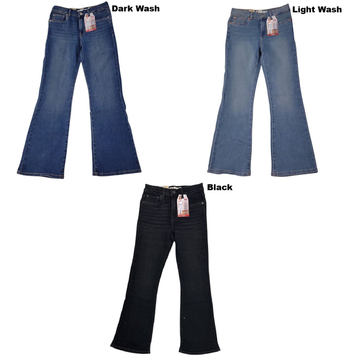 Levi's Girls High Rise Adjustable Waistband 726 Flare Jeans