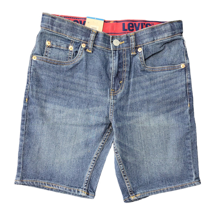 Levi's Boy's Zip Fly & Button Closure Belt Loops Adjustable Waistband Shorts