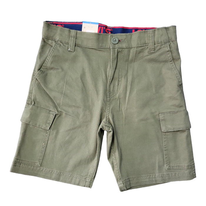 Levi's Boy's Zip Fly & Button Closure Belt Loops Adjustable Waistband Shorts