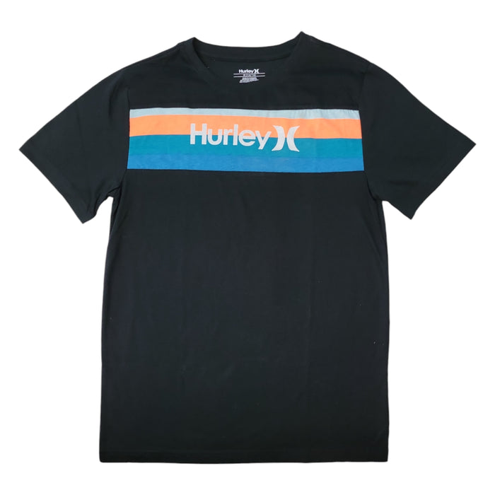 Hurley Boys Short Sleeve Smooth Jersey Knit Tagless Graphic Print Tee