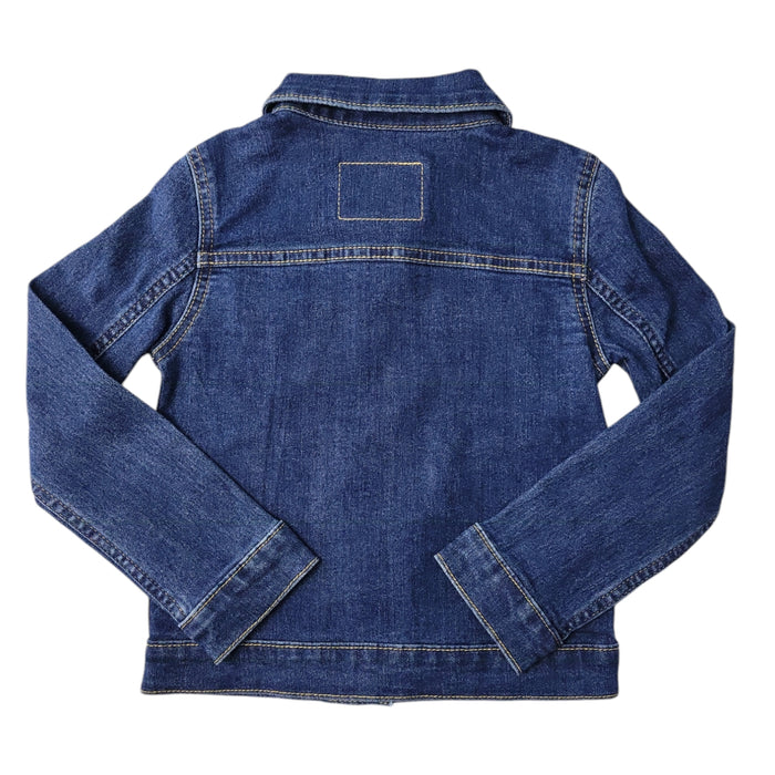 Levi's Girls Denim Button Closure Pockets Comfortable Stretch Jacket