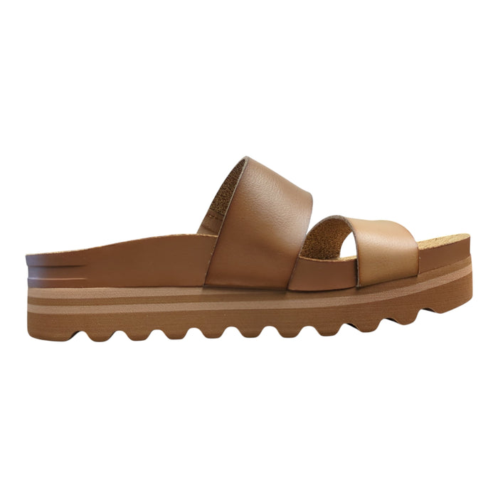 Reef Women's Cushion Vista Hi Unlined Solid Vegan Leather Strap Sandal