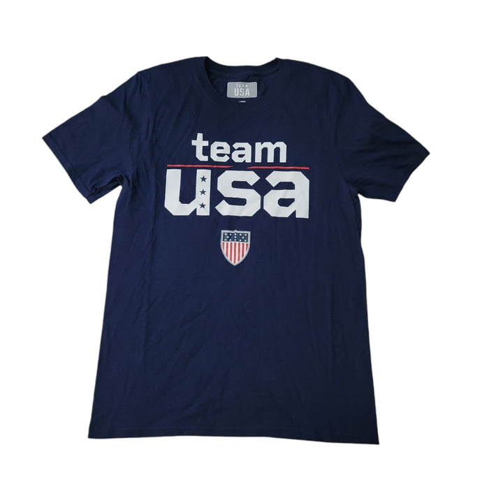 Team USA Officially Licensed Men's Crewneck Soft Short Sleeve Tee