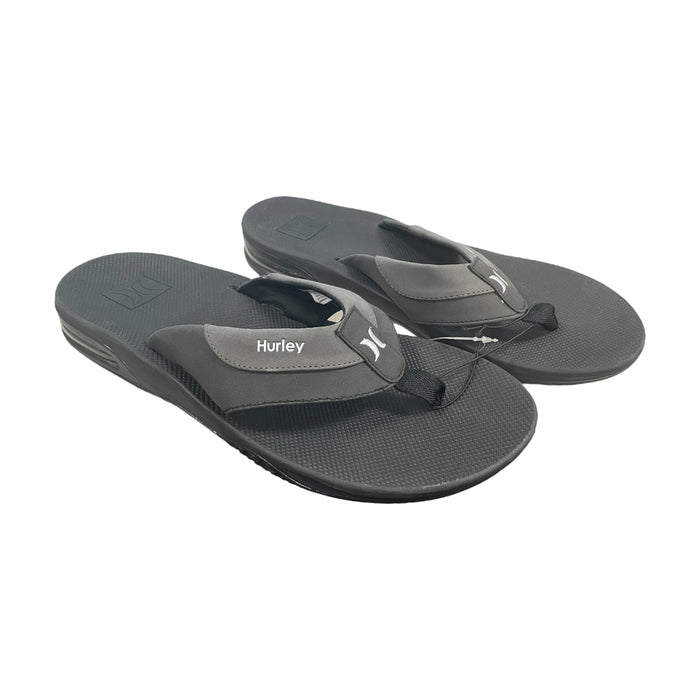 Hurley Men's Bubble Cushion Heel Surf Comfort Easy Slip-On Flip Flops