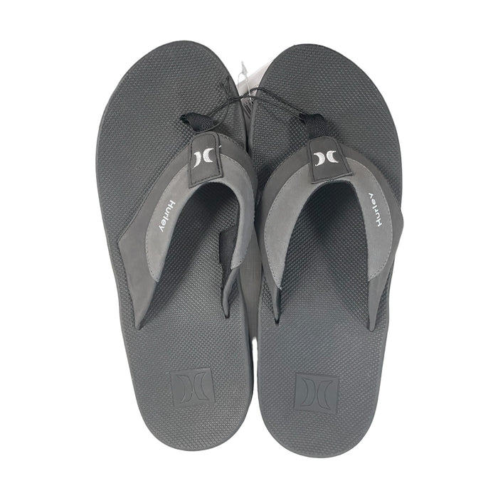 Hurley Men's Bubble Cushion Heel Surf Comfort Easy Slip-On Flip Flops