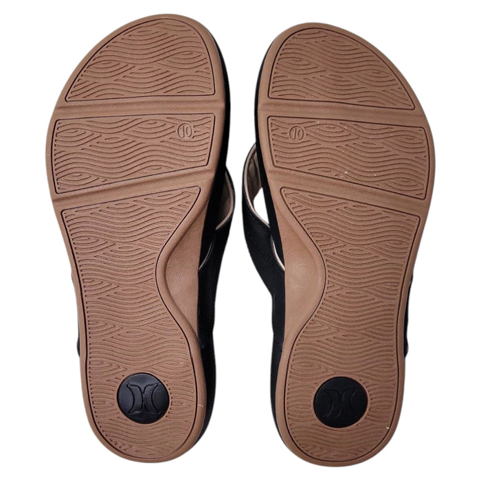 Hurley Men's Wave Runner Comfort Easy Step-In Flip-Flop