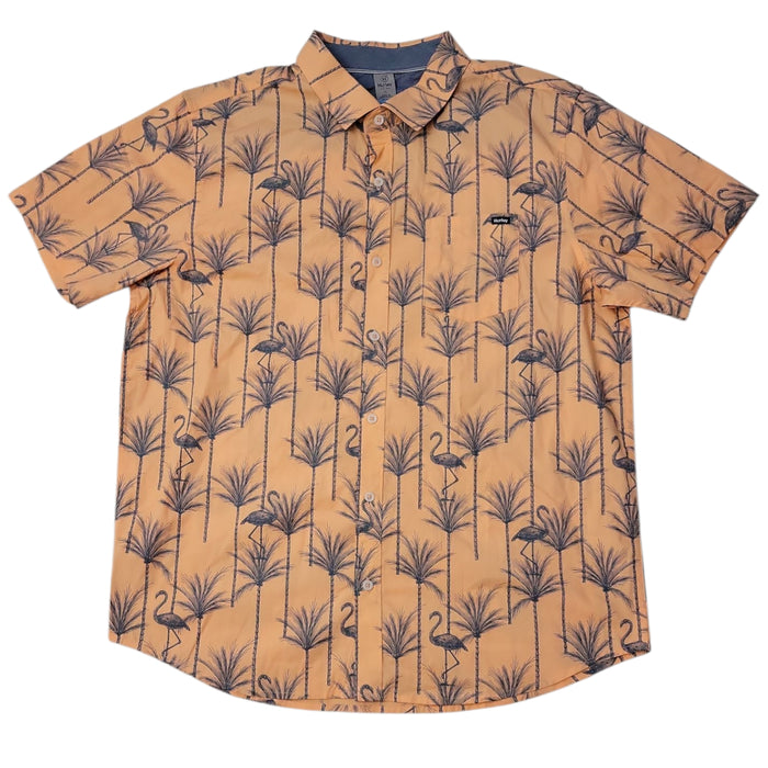 Hurley Men's Patio Printed Soft Comfortable Woven Shirt