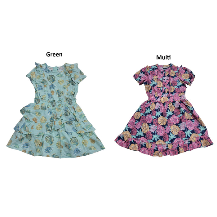 Scotch & Soda Girls Elastic Waistband Classic Fit Woven Dress