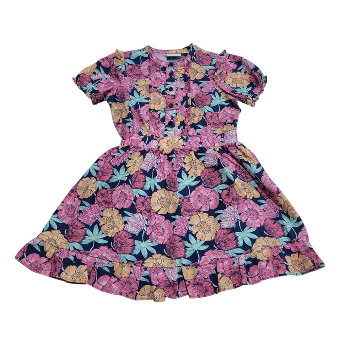 Scotch & Soda Girls Elastic Waistband Classic Fit Woven Dress