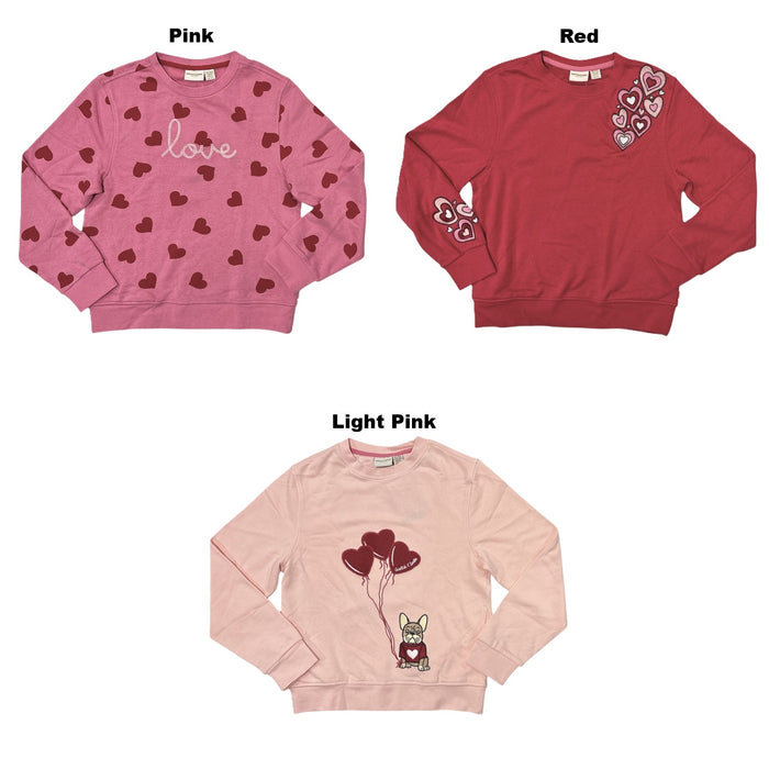 Scotch & Soda Girls Valentine's Day Relaxed Fit Crewneck Sweatshirt