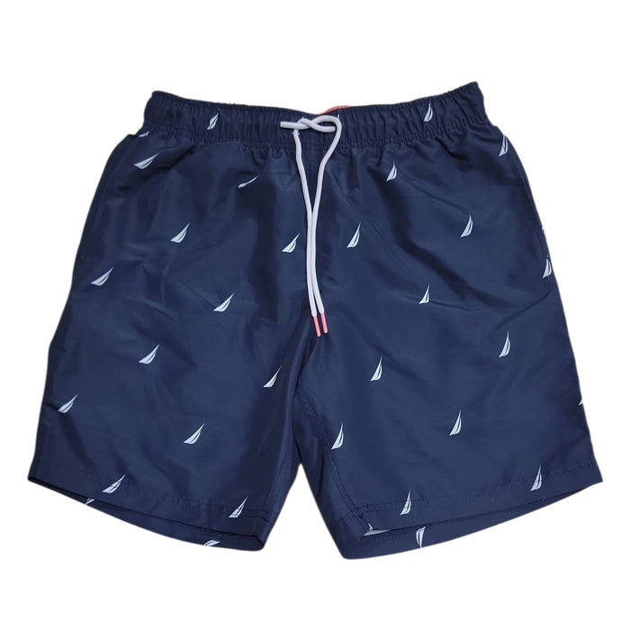 Nautica Men's 7.5" Quick Dry Inner Liner Drawstring Swim Trunk