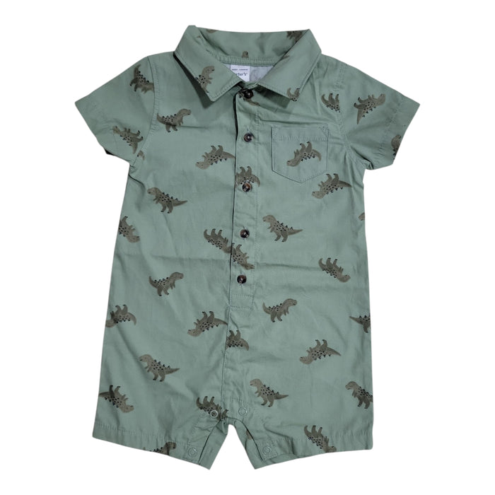 Carter's Baby Boy Breathable Short Sleeve Snug Fit Romper