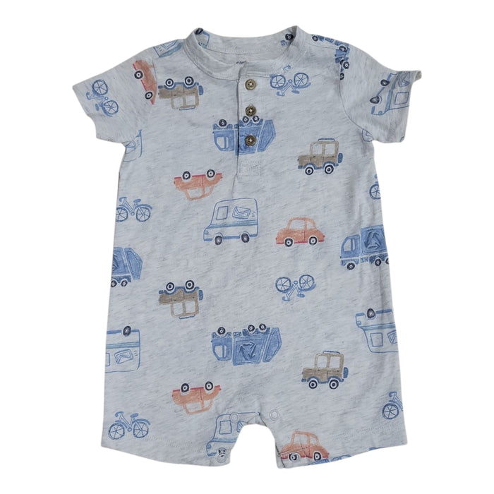Carter's Baby Boy Breathable Short Sleeve Snug Fit Romper