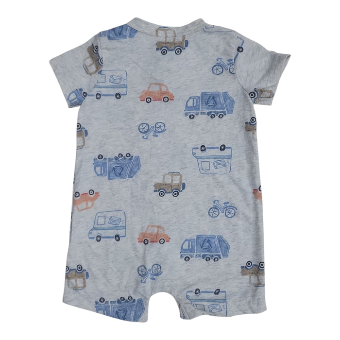 Carter's Baby Boy Breathable Short Sleeve Snug Fit Romper