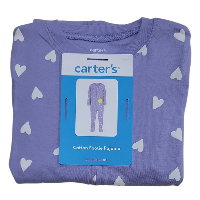 Carter's Toddler Girls Cotton Snug Fit Long Sleeve Footie Pajama