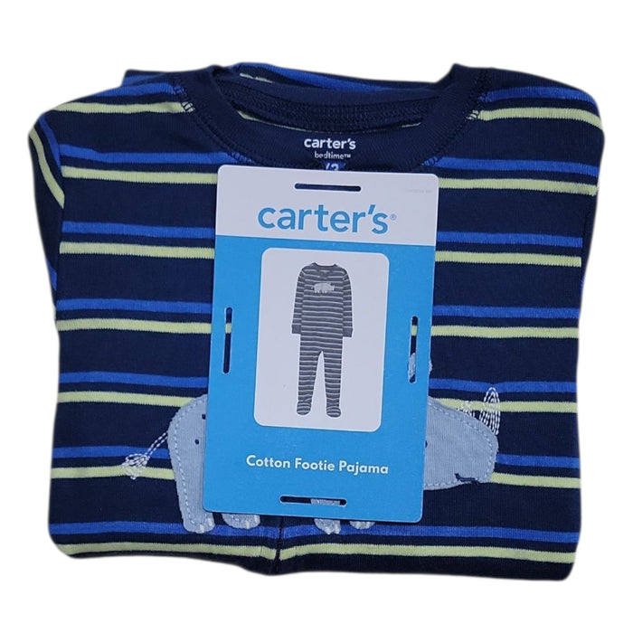 Carter's Toddler Boys Cotton Snug Fit Long Sleeve Footie Pajama