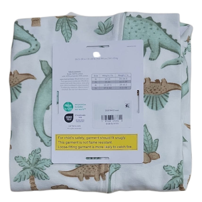 Carter's Toddler Boys Cotton Snug Fit Long Sleeve Footie Pajama