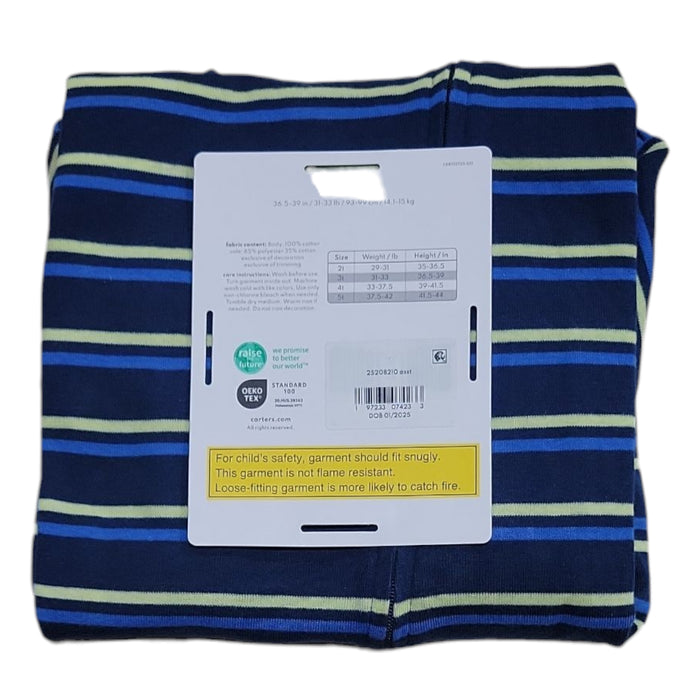 Carter's Toddler Boys Cotton Snug Fit Long Sleeve Footie Pajama