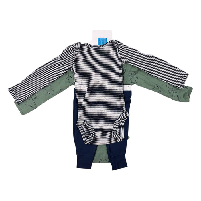 Carter's Baby Boys 3-Piece Snug Fit Long Sleeve Outfit Set