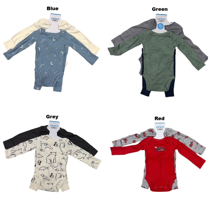 Carter's Baby Boys 3-Piece Snug Fit Long Sleeve Outfit Set