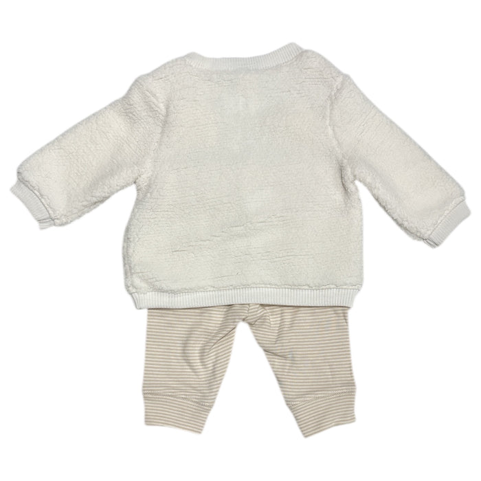 Carter's Baby Unisex Polyester Fleece Sweater & Cotton Legging Set