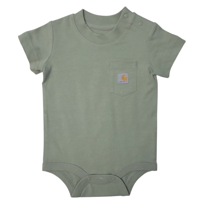 Carhartt Unisex Baby Short-Sleeve Bodysuit Pocket T-Shirt Onesie