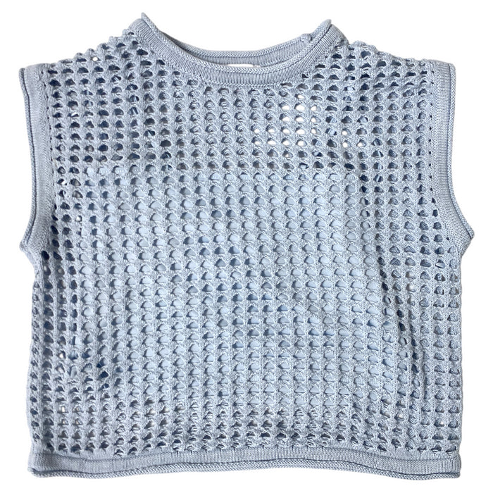 Steve Madden Ladies Cami-Lined Interior Adjustable Straps Crochet Top