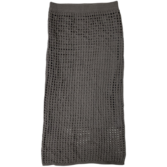Steve Madden Ladies Machine Washable Interior Lining Elastic Waist Crochet Skirt